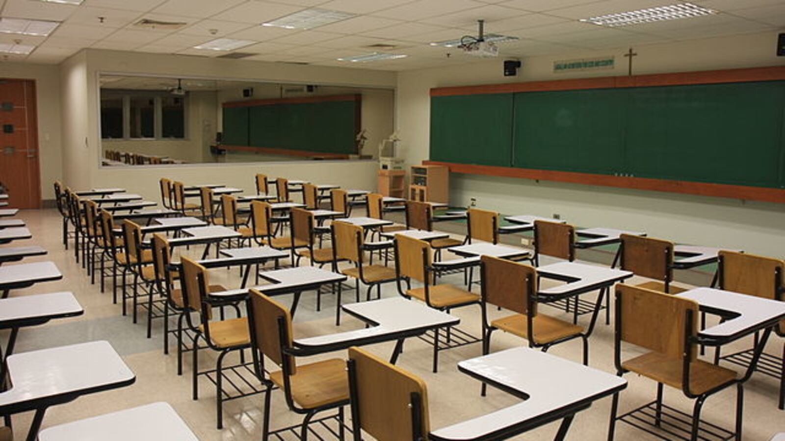 Empty classroom