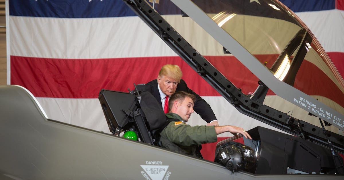 Trump Still Seems Convinced That Stealth Jets Are Literally Invisible