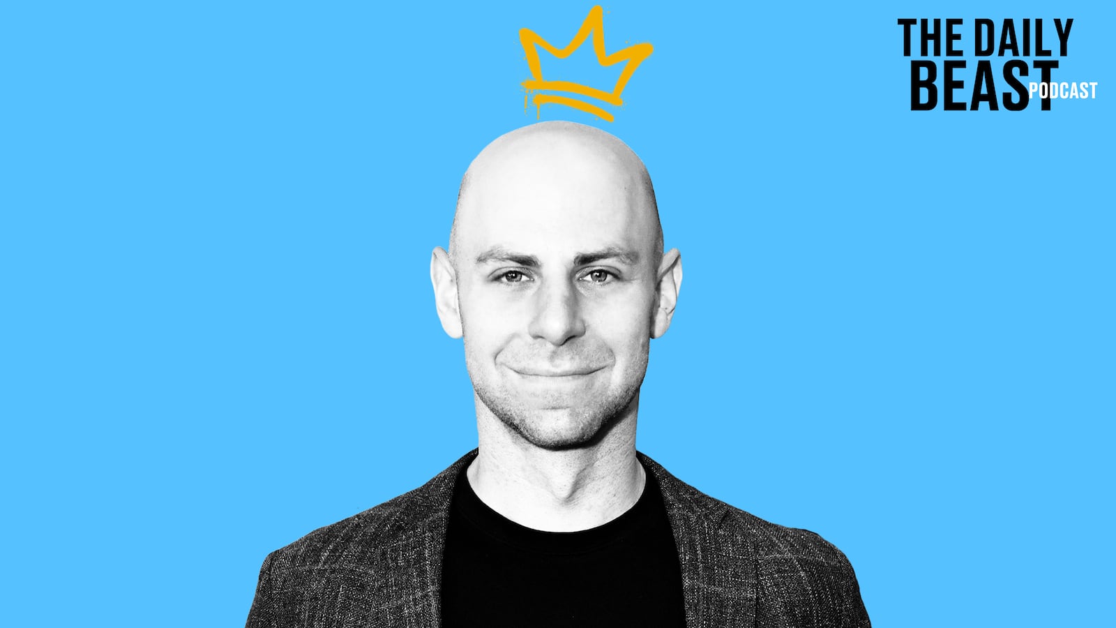 A photo illustration of Adam Grant.