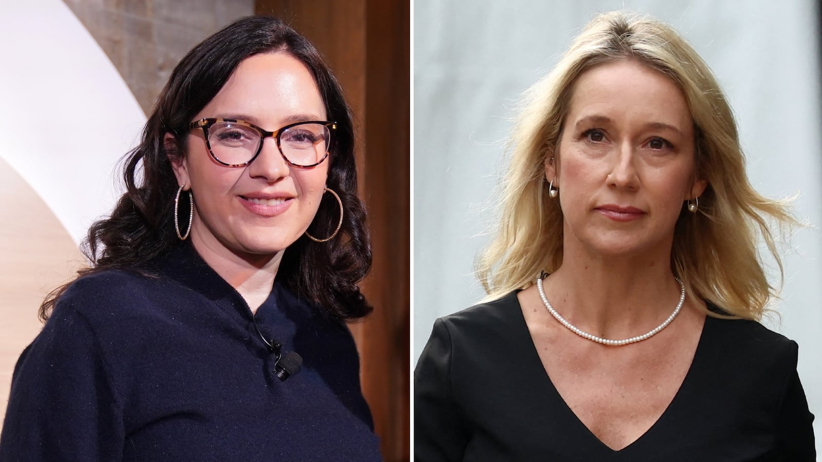 Bari Weiss and Jennifer Hegseth