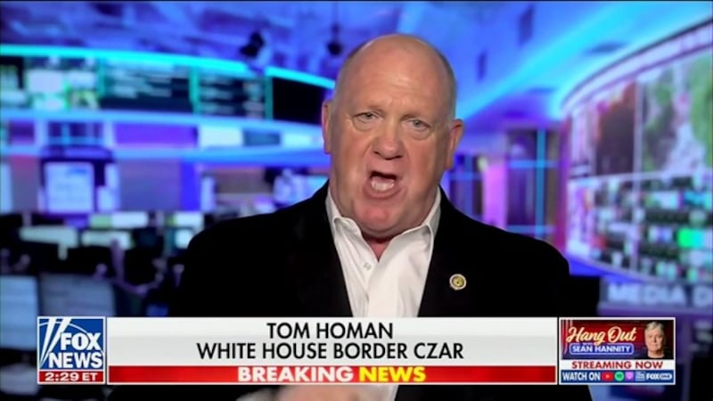 Homan in meltdown mode.