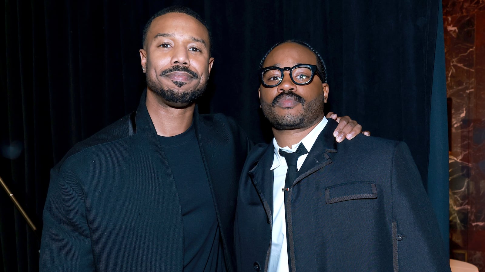 NEW YORK, NEW YORK - JANUARY 13: (L-R) Michael B. Jordan and Ryan Coogler attend the National Board of Review Annual Awards Gala at Cipriani 42nd Street on January 13, 2026 in New York City. (Photo by Kevin Mazur/Getty Images for National Board of Review)