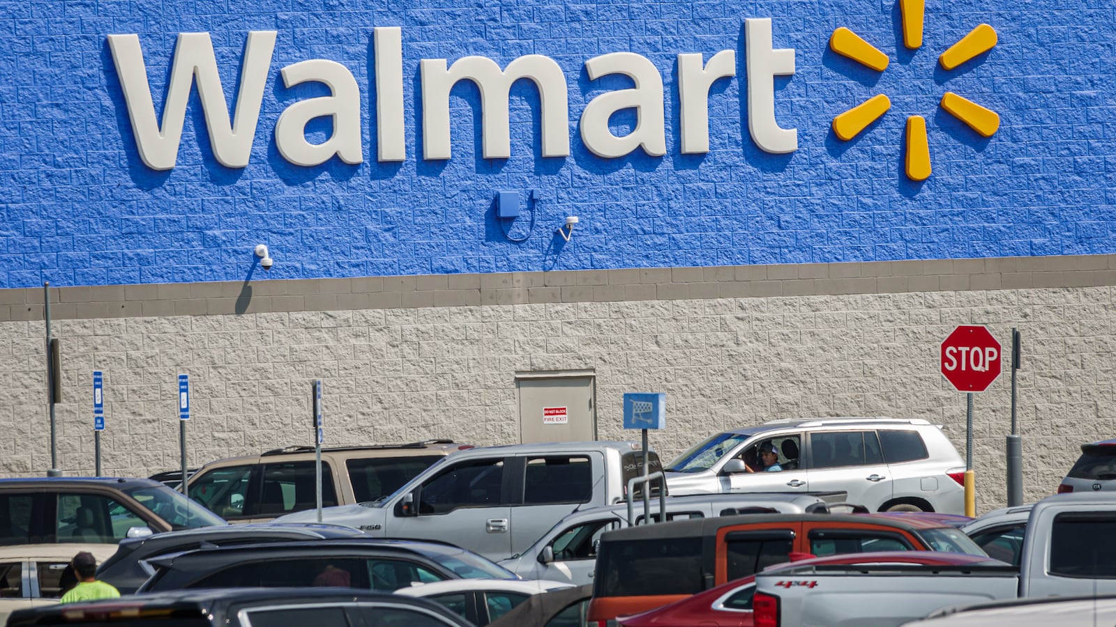 Jesup, Georgia, Walmart discount department logo.