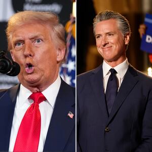 Donald Trump and Gavin Newsom
