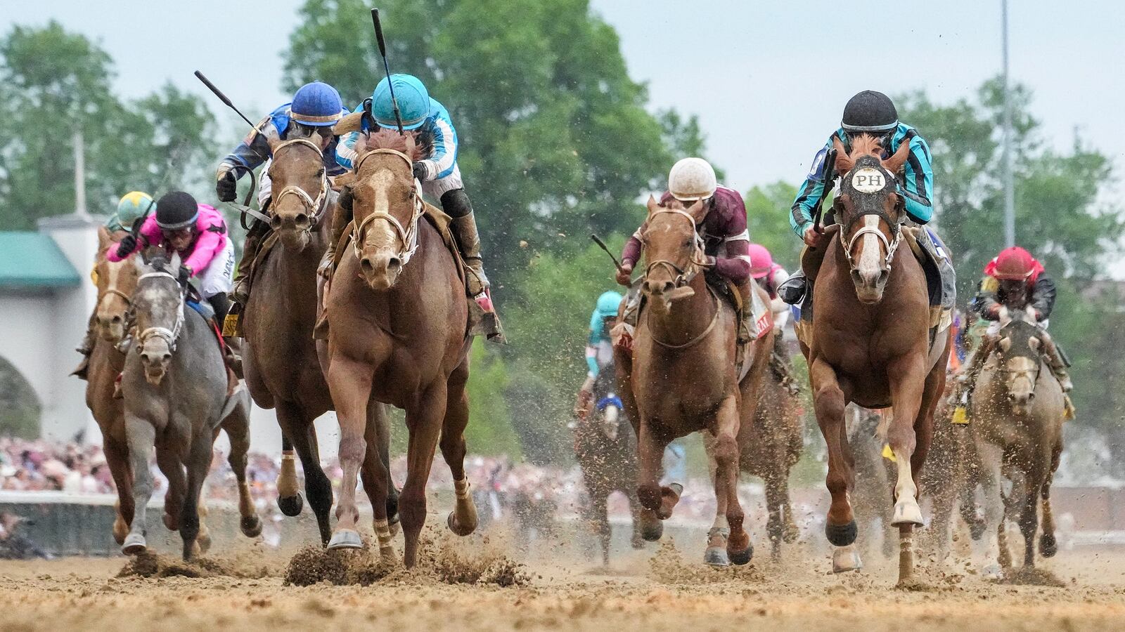 Running of the Kentucky Derby on May 6, 2023.