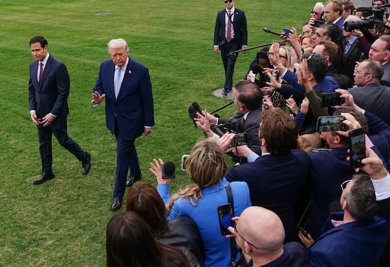 Trump's approval rating has fallen to 43 percent, with notable drop-offs in support among Republicans and young people, a new poll found.