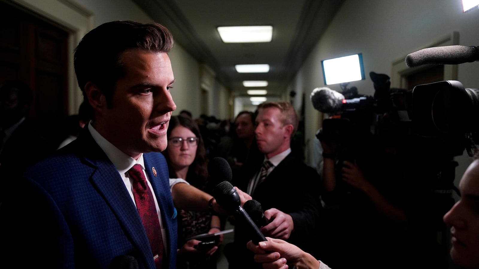 Matt Gaetz on Capitol Hill.