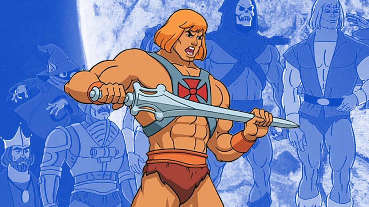 Image of the 1980s cartoon Masters of the Universe starring He Man.