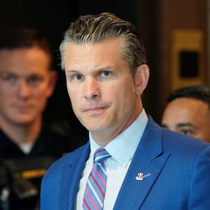 U.S. Defense Secretary Pete Hegseth leaves following a closed briefing on the situation in Iran for members of the U.S. Senate on Capitol Hill in Washington, D.C., U.S., June 26, 2025. REUTERS/Elizabeth Frantz