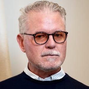 Actor Eric Dane has been diagnosed with ALS, He is photographed at the St. Regis in Washington, DC on September 30, 2025.