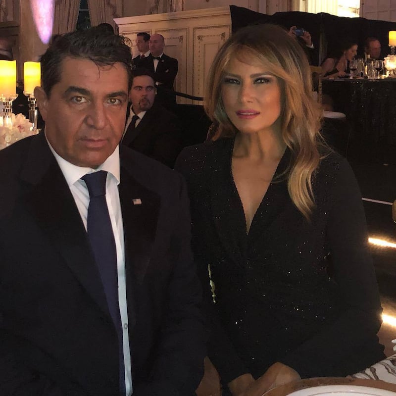Melania Trump and Paolo Zampolli