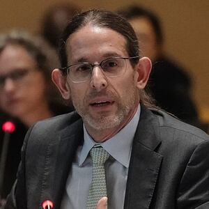 Retsef Levi speaks during the first meeting of the CDC's Advisory Committee On Immunization Practices at the CDC global headquarters on June 25, 2025 in Atlanta, Georgia. Robert F. Kennedy Jr., Secretary of Health and Human Services, recently fired and replaced all seven members of the committee. (Photo by Elijah Nouvelage/Getty Images)