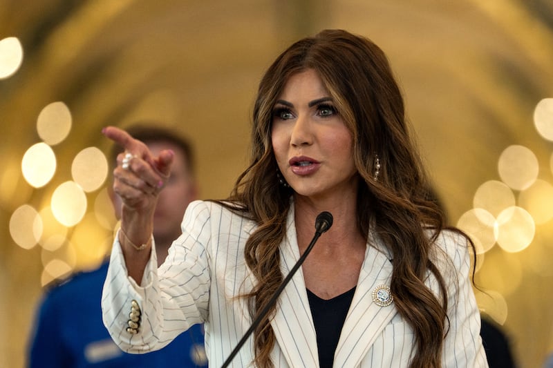 U.S. Secretary of Homeland Security Kristi Noem.