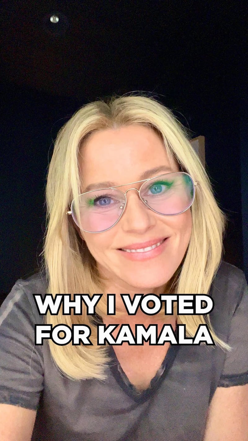 Elizabeth Banks voted Kamala