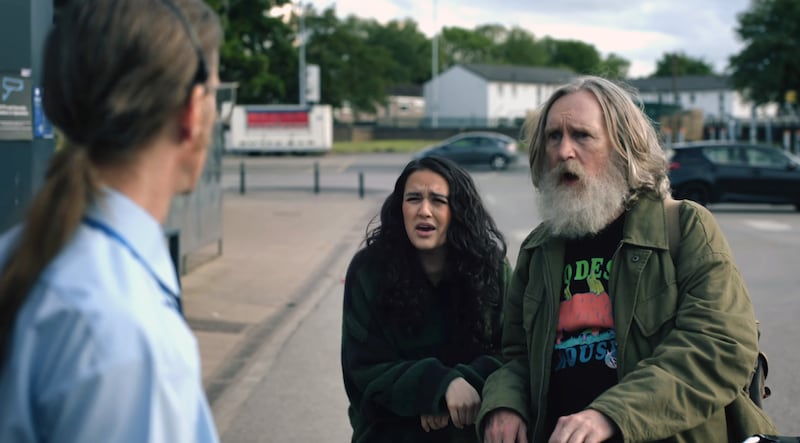 Mackenzie Crook, Pearce Quigley, and Lauren Patel in Small Prophets.