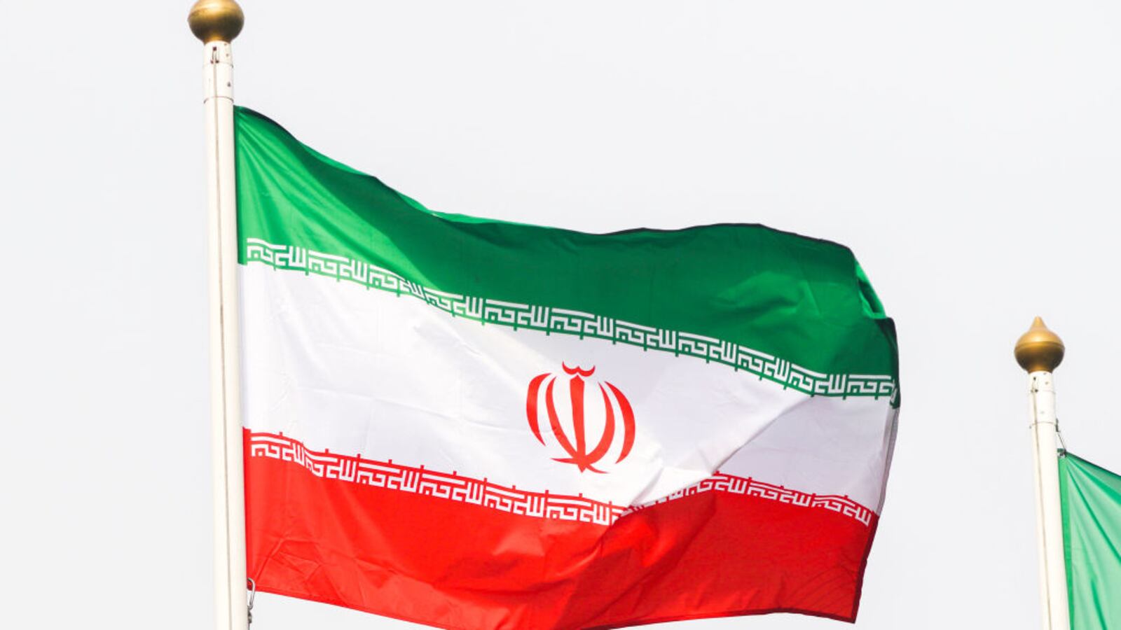 The flag of Iran