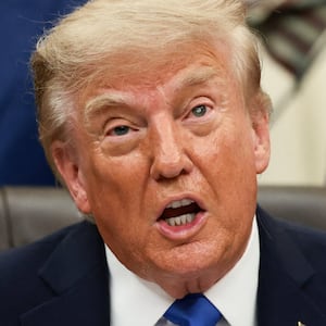 U.S. President Donald Trump speaks as he meets with travel executives in the Oval Office at the White House in Washington, D.C., U.S., September 2, 2026. REUTERS/Evelyn Hockstein