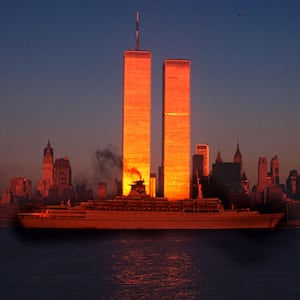 Twin Towers of the World Trade Center in New York City