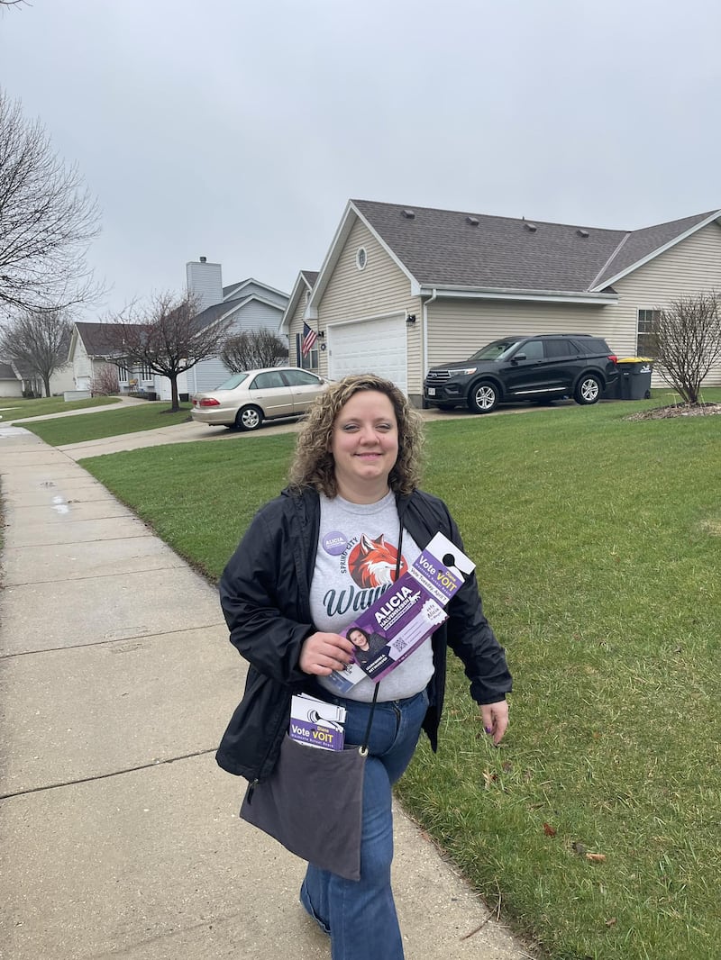 Democratic mayoral candidate Alicia Halvensleben won the mayoral race in Waukesha, a once reliable Republican stronghold.