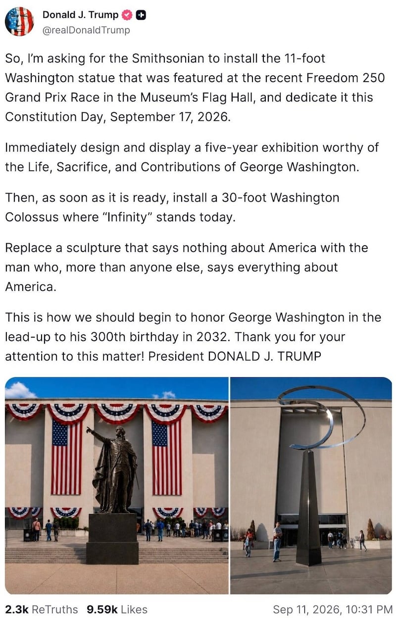 Donald Trump on Truth Social