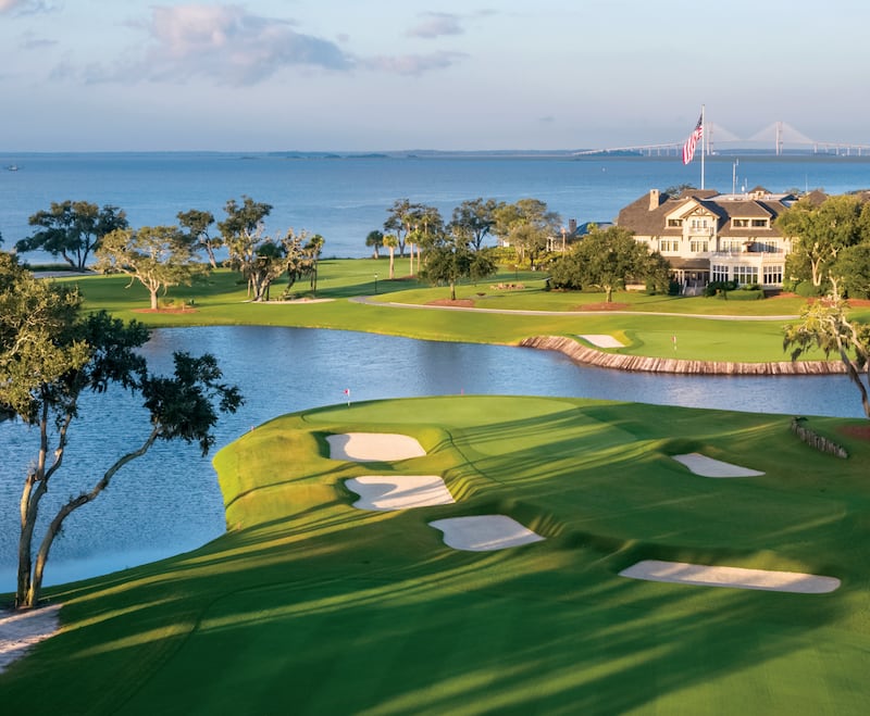The golf course at Sea Islands resort