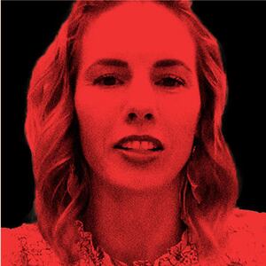 A photo illustration that shows Ruby Franke in a triptych