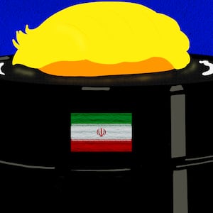 Donald Trump, Iran illustration
