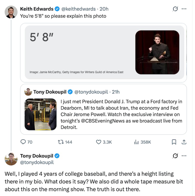 Tony responded to a tweet from Keith Edwards.