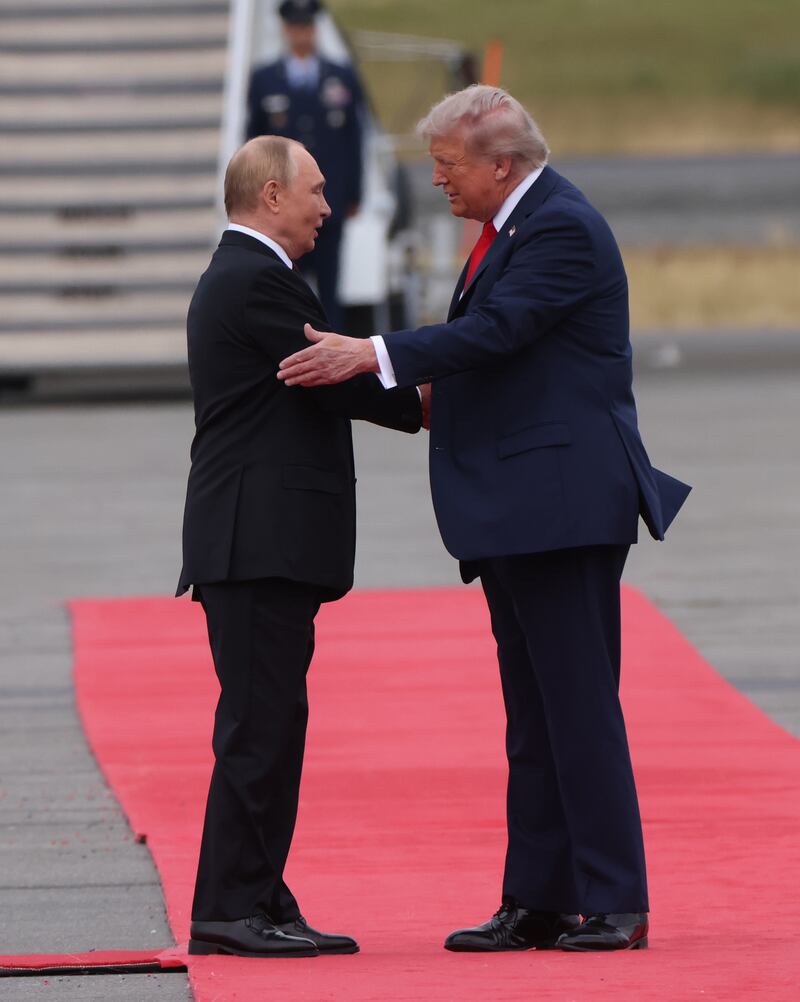 Donald Trump and Vladimir Putin