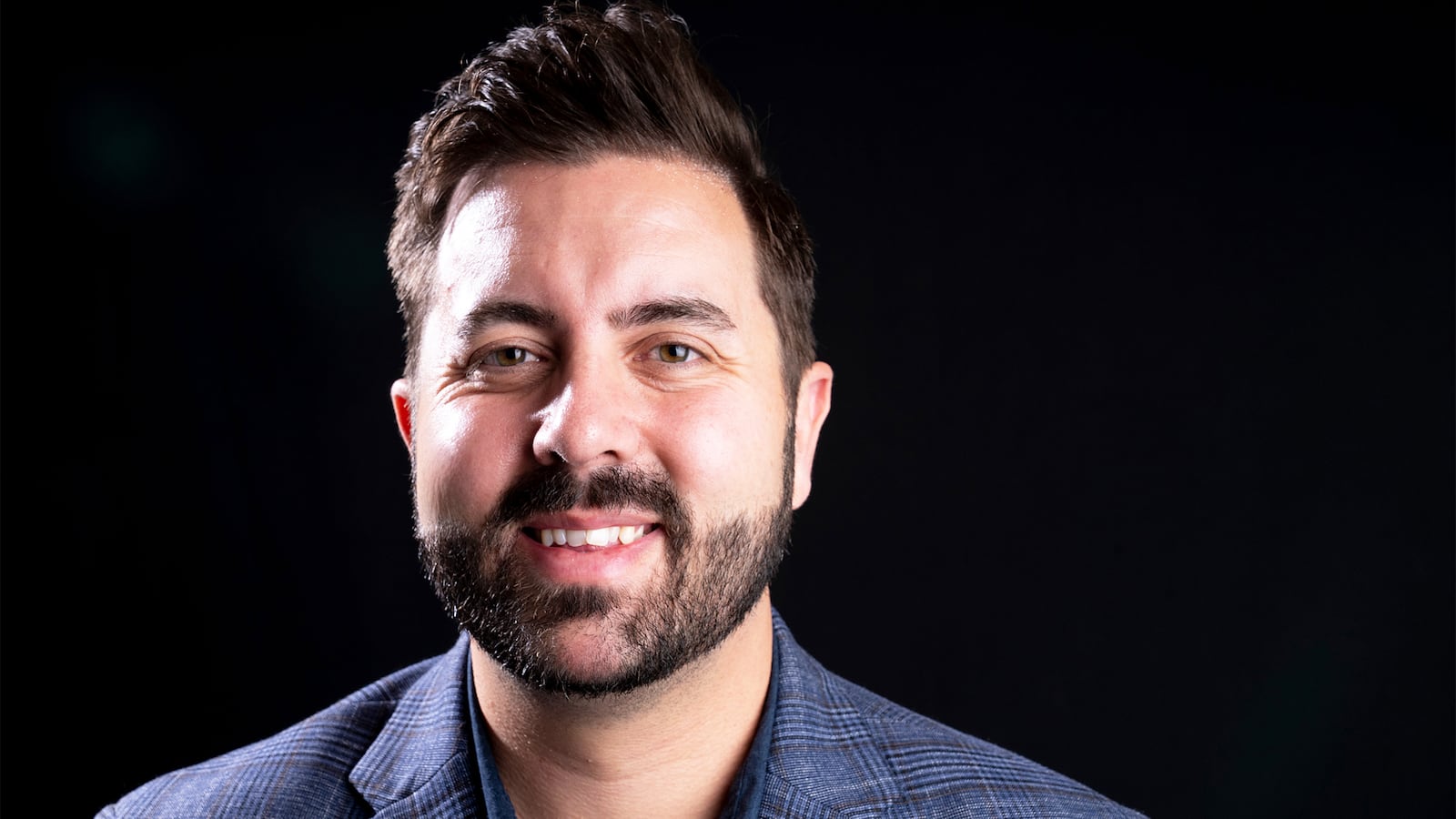 Cory Bowman, the Republican candidate for Cincinnati Mayor, poses for a portrait in Cincinnati on Oct. 2, 2025.