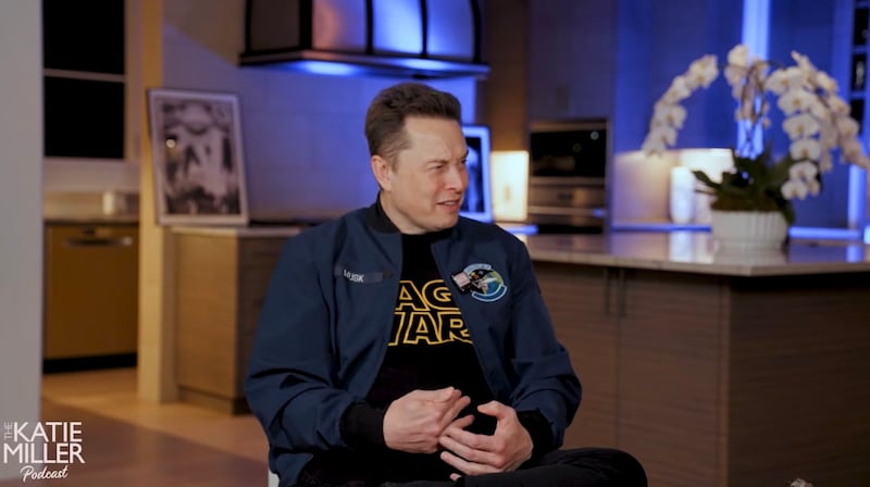Elon Musk interviewed on The Katie Miller Podcast.
