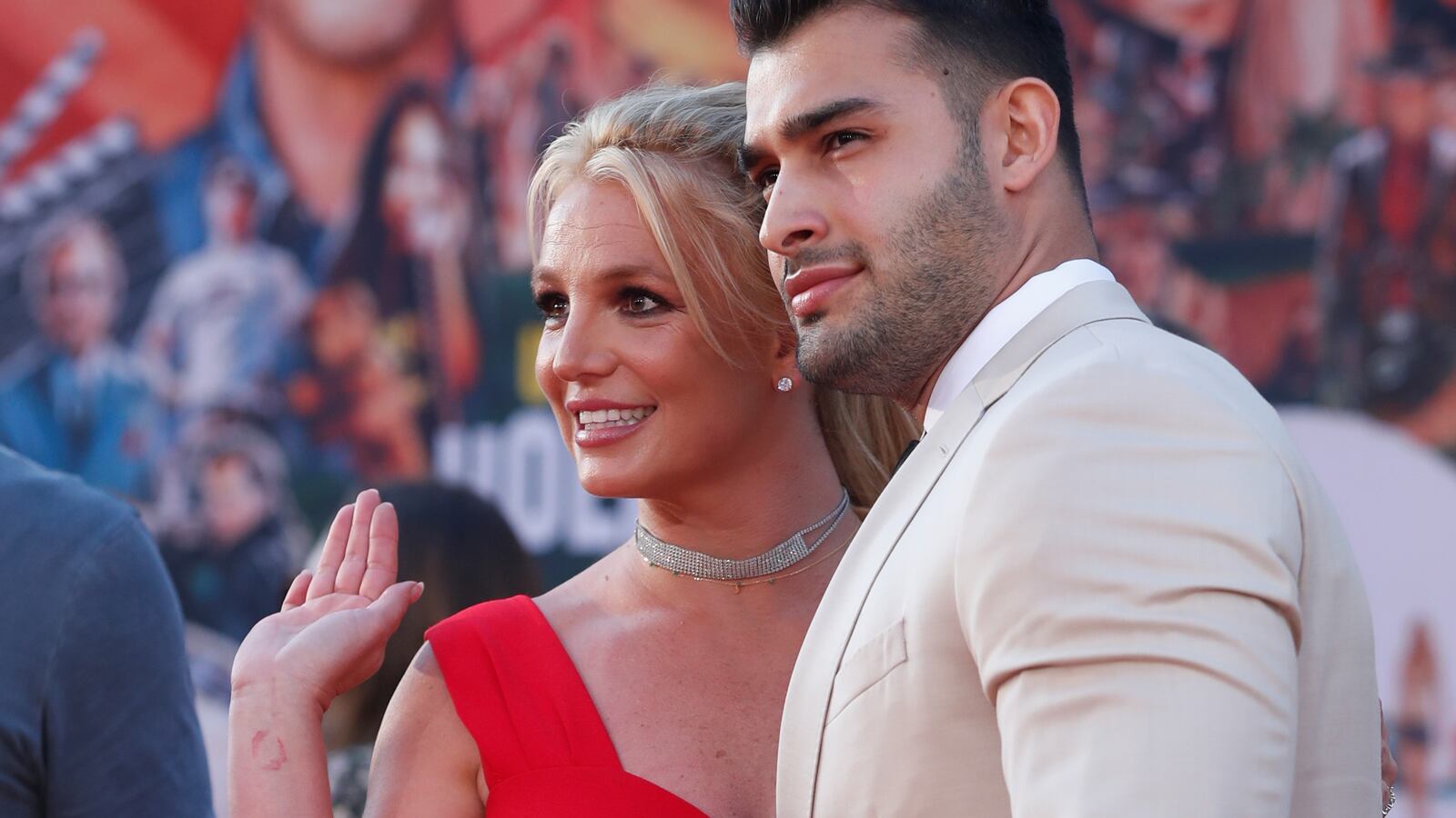 Britney Spears and Sam Asghari