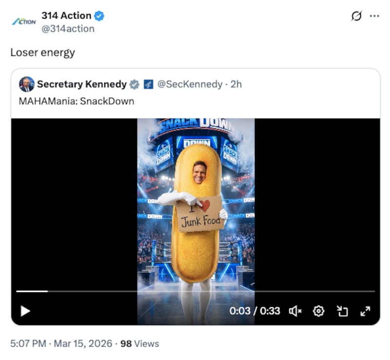 RFK Jr. AI Wrestles a Twinkie