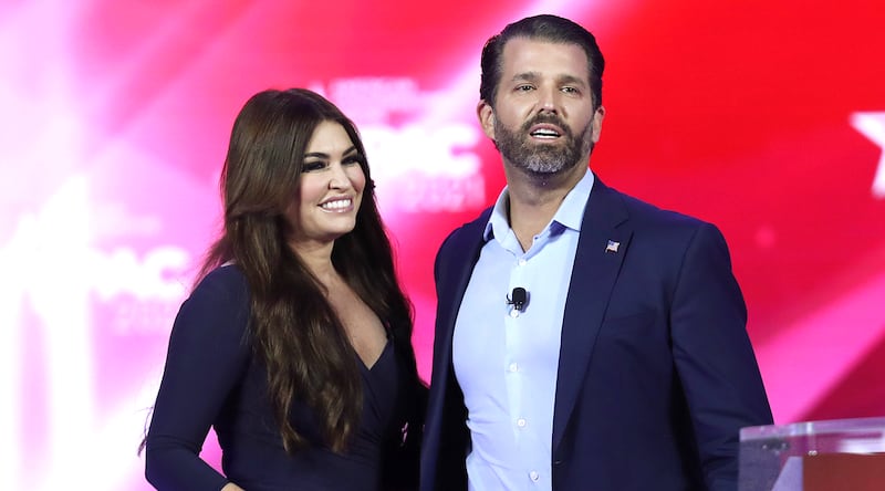 Don Trump, Jr. and Kimberly Guilfoyle.