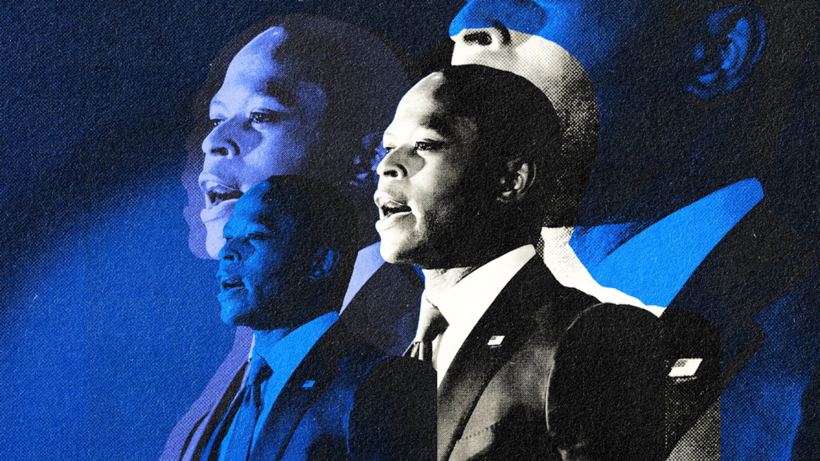 A photo illustration of Daniel Cameron.