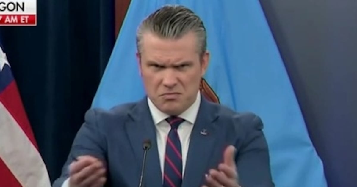 Pete Hegseth Snaps at Press During Wild Pentagon Briefing