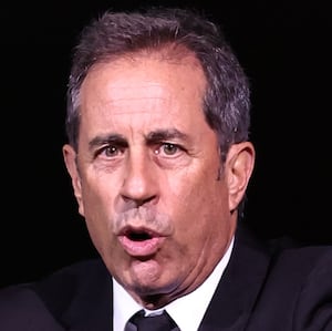 NEW YORK, NEW YORK - OCTOBER 18: Jerry Seinfeld performs onstage at the 2023 Good+Foundation “A Very Good+ Night of Comedy” Benefit at Carnegie Hall on October 18, 2023 in New York City. (Photo by Jamie McCarthy/Getty Images for Good+Foundation)