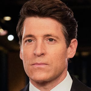 DETROIT - JANUARY 13: The CBS EVENING NEWS WITH TONY DOKOUPIL. Pictured: Tony Dokoupil reports from the General Motors Headquarters in Detroit, MI. (Photo by Michael Tessier/CBS News via Getty Images)