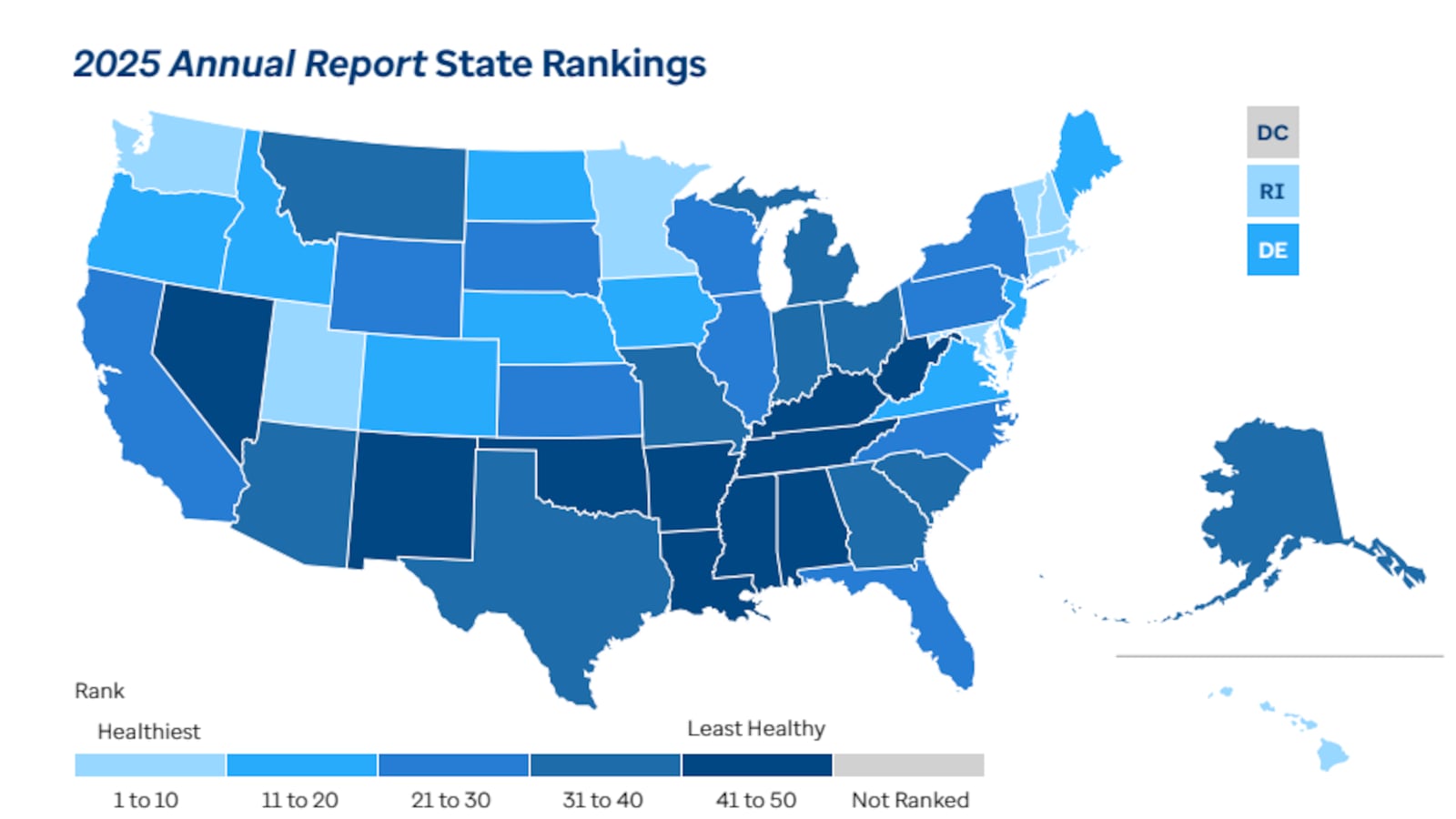 United Health Foundation: America’s Health Rankings® 2025 Annual Report