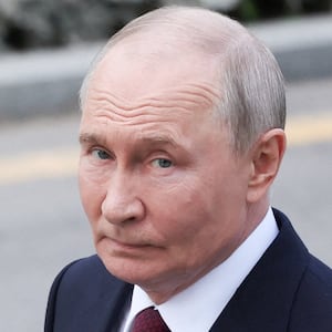 Russian President Vladimir Putin leaves after a meeting in the Shanghai Cooperation Organisation (SCO) Plus format in Bishkek, Kyrgyzstan September 1, 2026. Sputnik/Vyacheslav Prokofyev/Pool via REUTERS ATTENTION EDITORS - THIS IMAGE WAS PROVIDED BY A THIRD PARTY. THIS PICTURE WAS PROCESSED BY REUTERS TO ENHANCE QUALITY. AN UNPROCESSED VERSION HAS BEEN PROVIDED SEPARATELY.