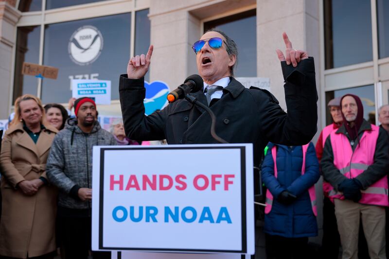 The NOAA got caught up in Musk's Department of Government Efficiency firing spree in Feburary.