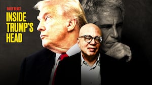Donald Trump, Jeffrey Epstein and Michael Wolff.