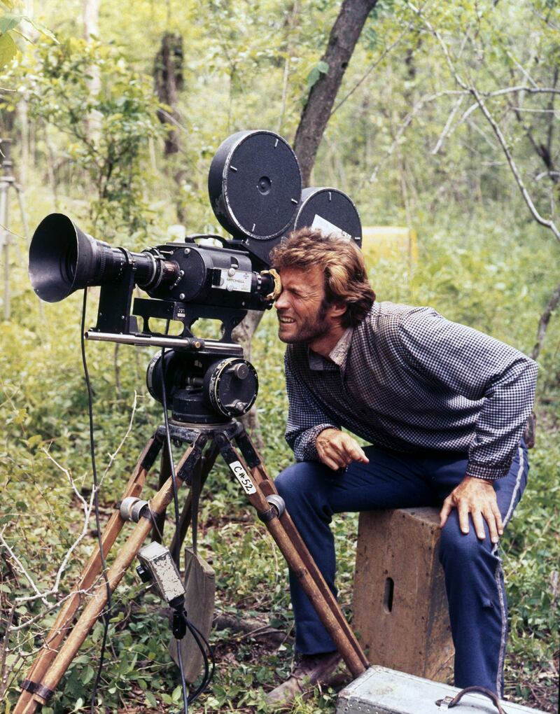 American actor Clint Eastwood on the set of The Beguiled, directed by Don Siegel.