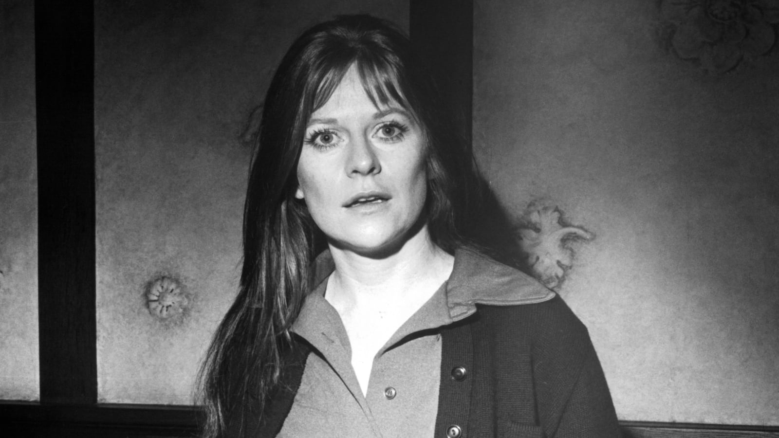 Mariclare Costello stands with her thumbs in her pockets in a scene from the film 'Let's Scare Jessica to Death', 1971.