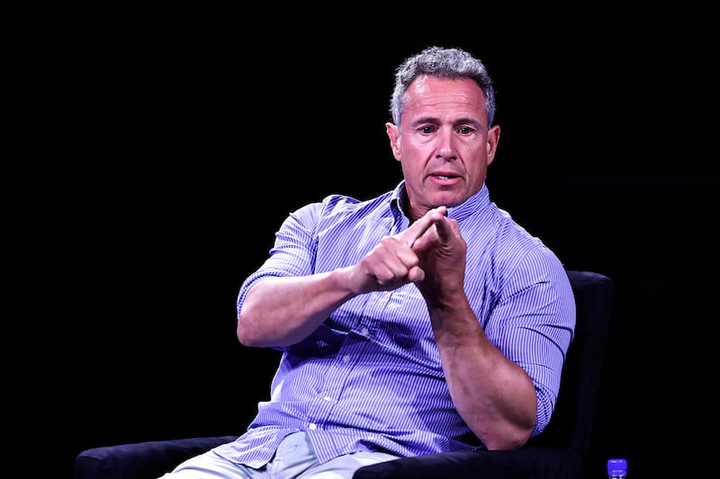 Chris Cuomo speaks during the "A Man With Sole" portion of Tribeca X during the 2025 Tribeca Festival at Spring Studios on June 10, 2025 in New York City.