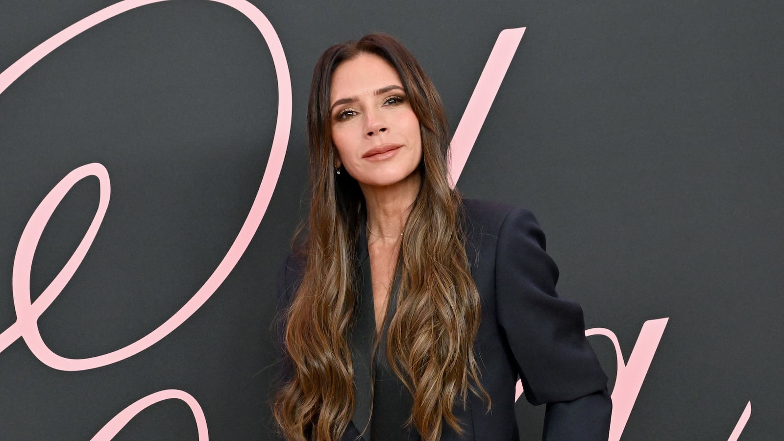 LOS ANGELES, CALIFORNIA - FEBRUARY 03: Victoria Beckham attends the Premiere of "Lola" at Regency Bruin Theatre on February 03, 2024 in Los Angeles, California.