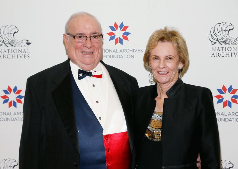 The Hon. Royce C. Lamberth and Janis Lamberth at National Archives Foundation Gala on October 21, 2017 in Washington, DC.