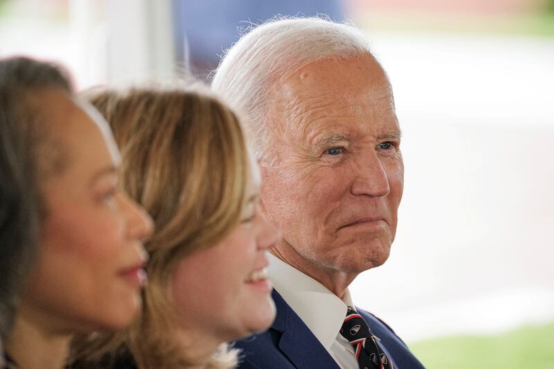 Biden told Pager he didn't regret dropping his reelection bid.