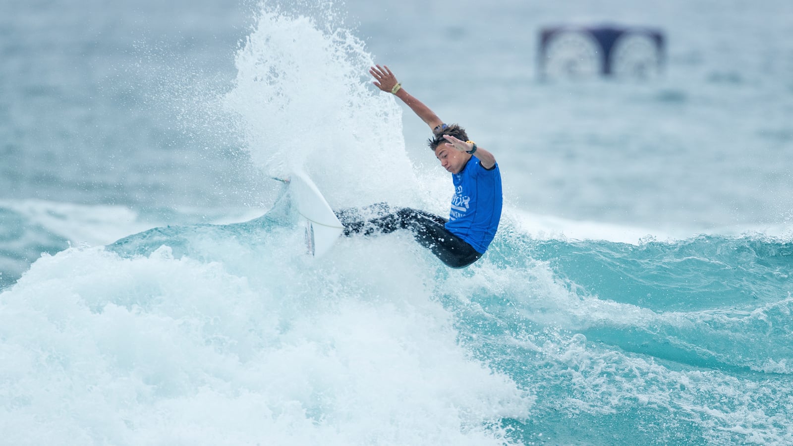 Surfer Arran Strong.
