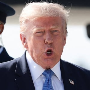 U.S. President Donald Trump arrives at Los Angeles International Airport, in California, U.S., August 4, 2026.